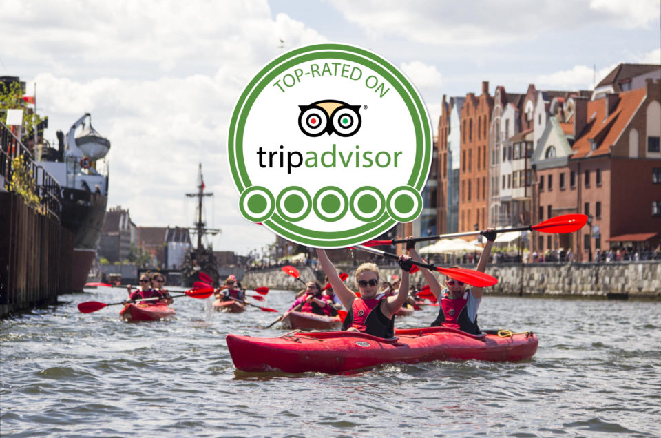Our kayak tours are the best water activities in Gdansk